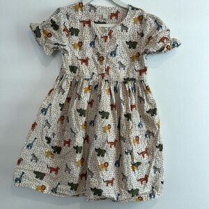JoJo Maman Bene Animal Dress size 5-6